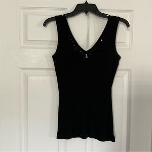 Elegant Black Sleeveless Top